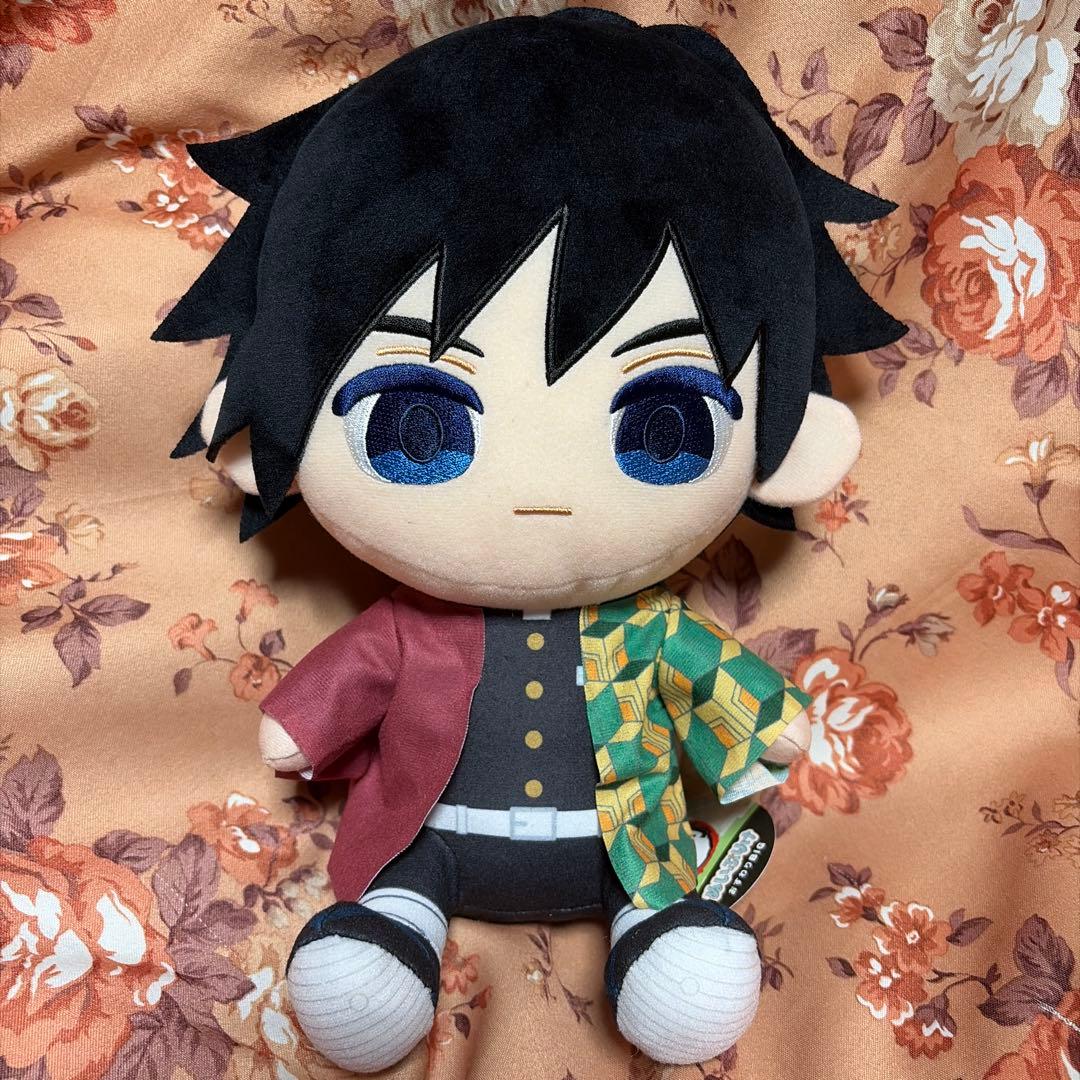 鬼滅の刃 ぬいぷりけおすわりbig ぬいぐるみ 冨岡義勇 - メルカリ