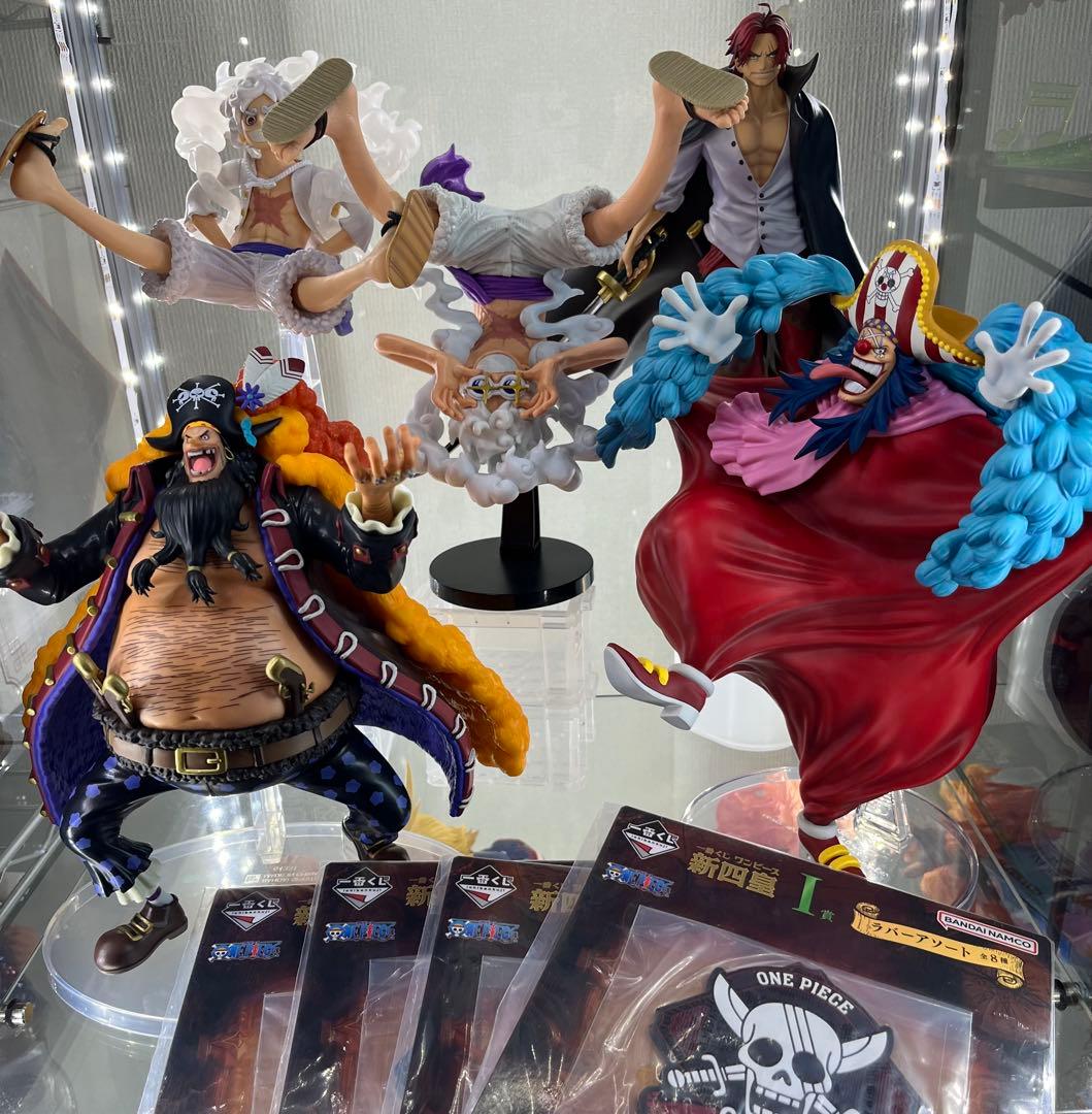 ワンピースone piece 新四皇 フィギュア ラバーアソート 一番くじ