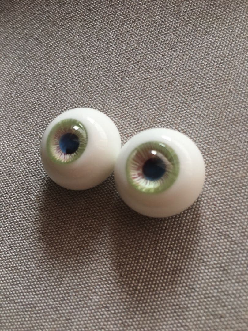 グラスアイ 追加 PARABOX NETSHOP]オーバルグラスアイ 8mmサイズ虹彩 ブラウン