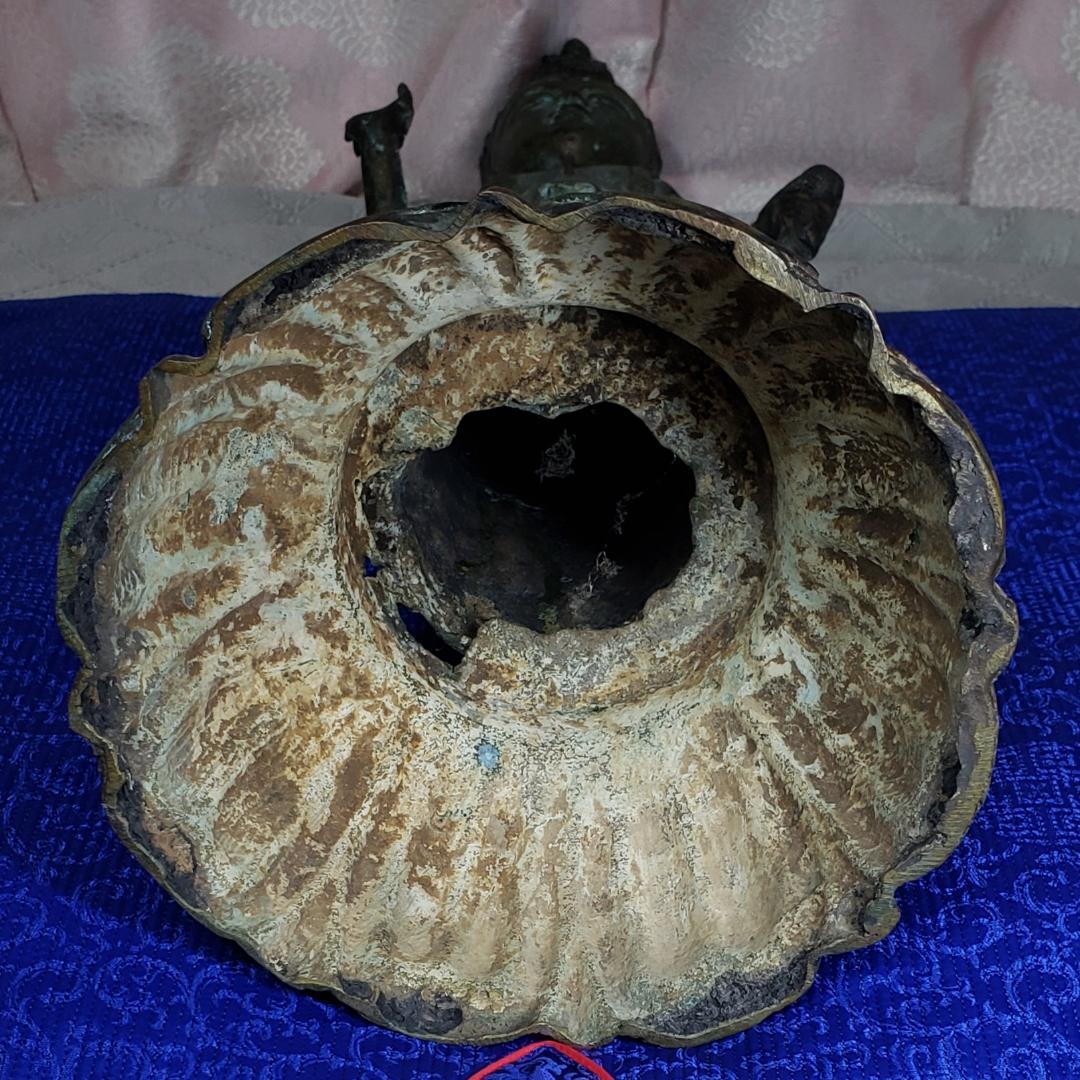 博物館級】◇新羅金銅観音菩薩立像 新羅仏 仏像◇検）天平仏 飛鳥仏