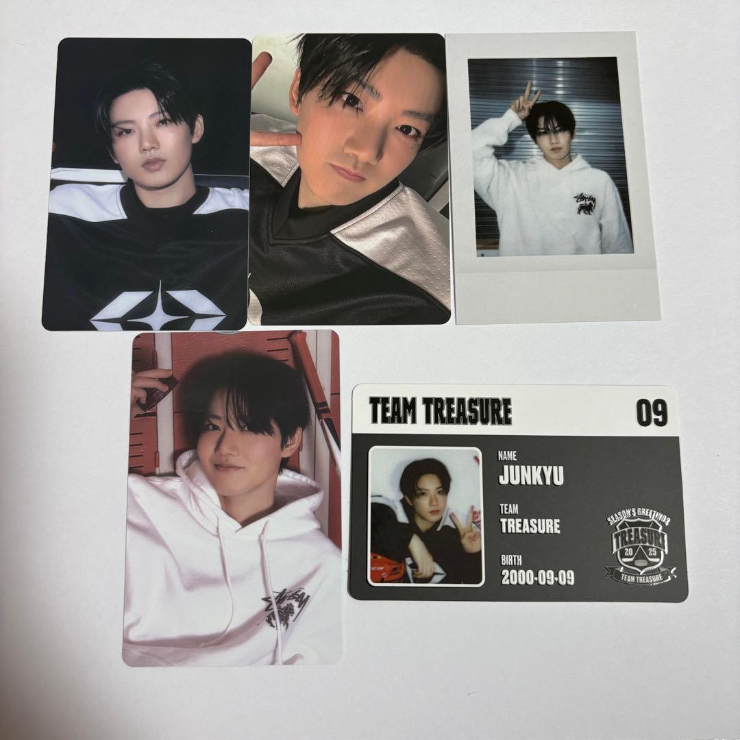 TREASURE ジュンギュ 2025 シーグリ トレカ - メルカリ