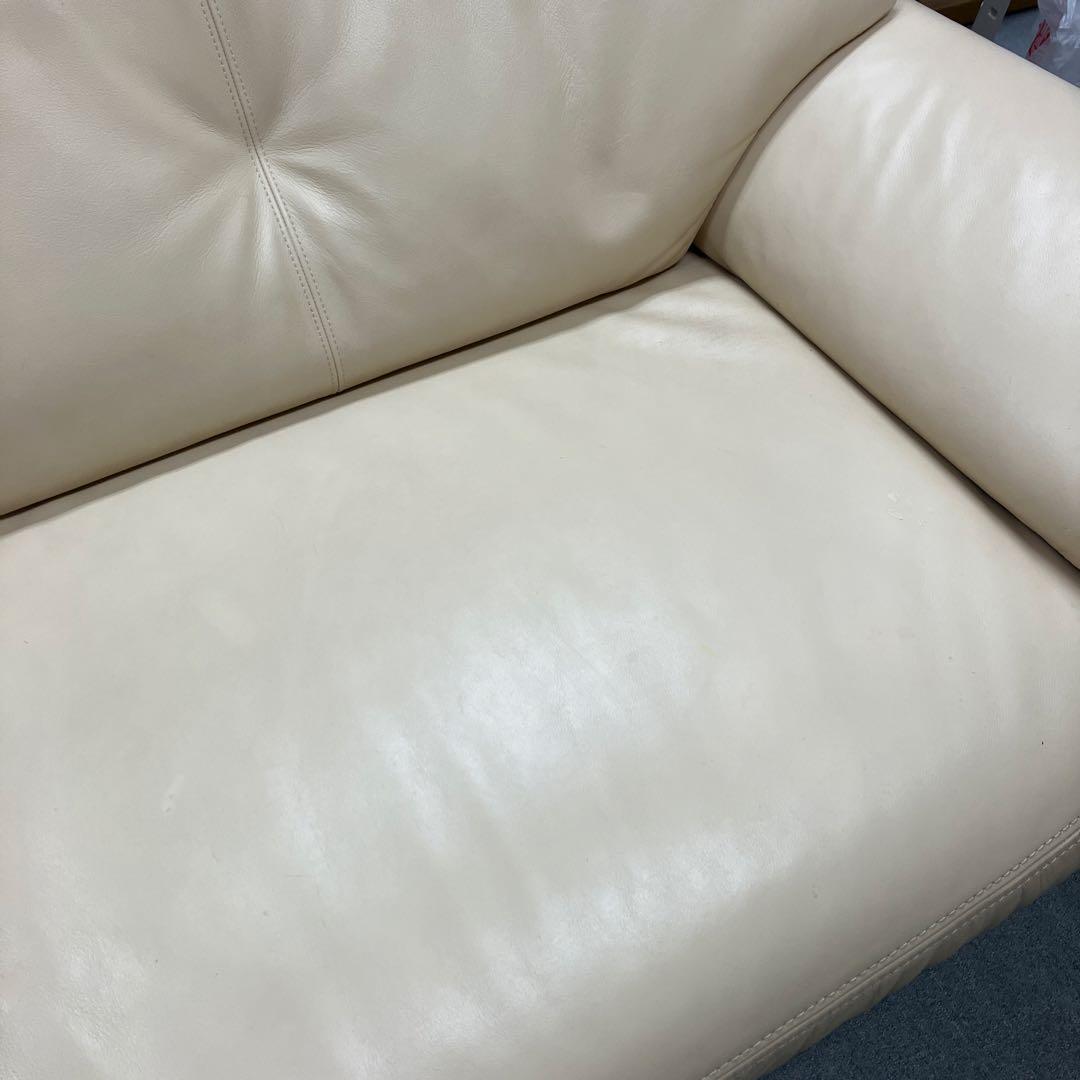 カリモク 2人掛けソファ レザー 2P 2.5P ソファー ZT73 ベージュ系