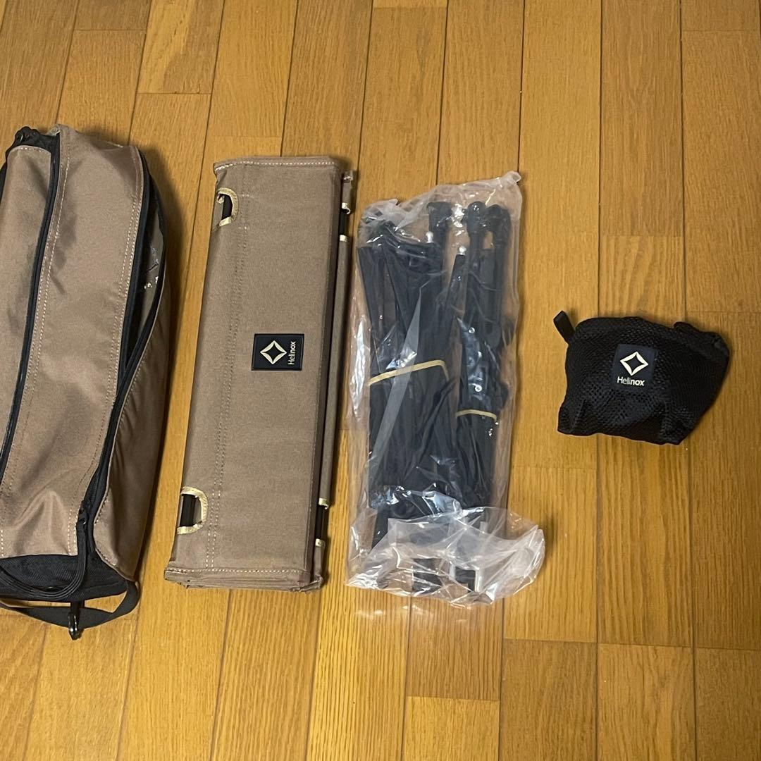 【新品】Helinoxタクティカルテーブル Mサイズ　コヨーテ+ストレージ テーブルサイドストレージ M / コヨーテ | タクティカルサプライ