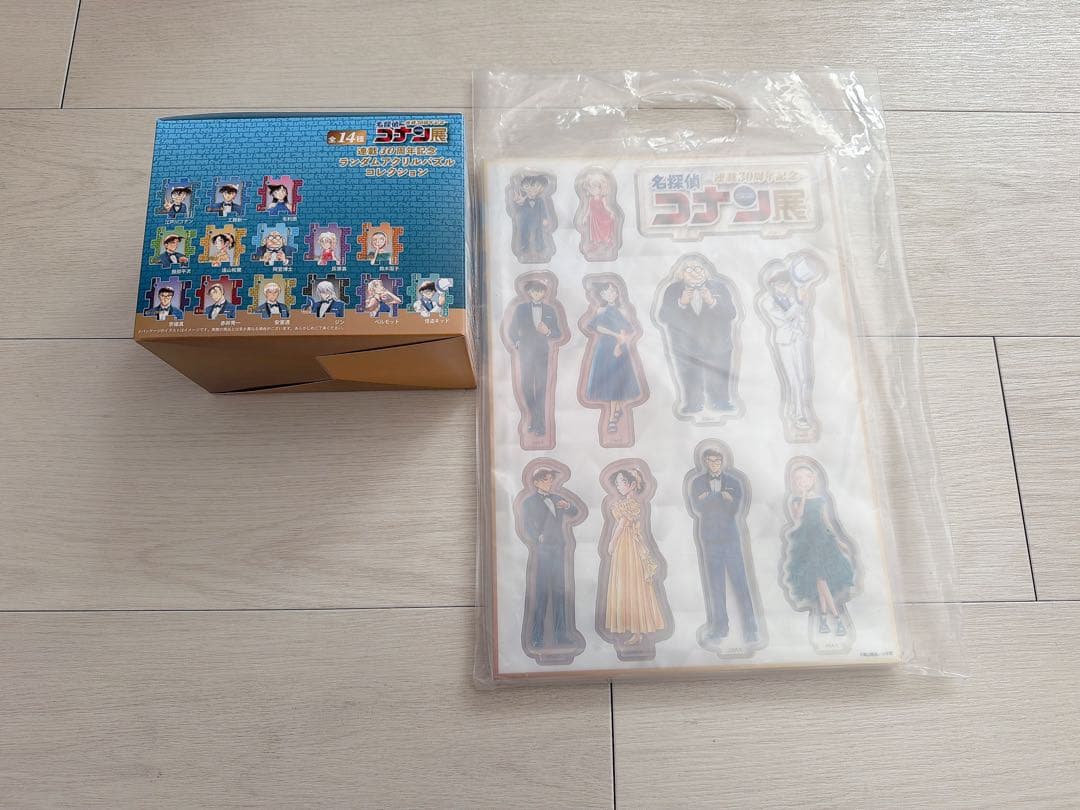 コナン30周年　コナン展　ランダムアクリルパズルコレクション　アクリルスダンド コナン30周年展 オリジナルグッズ情報のご紹介／ ✨ランダムアクリル
