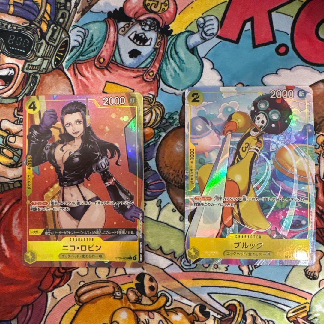 ST29 ニコ・ロビン ブルック ワンピースカード エッグヘッド パラレル