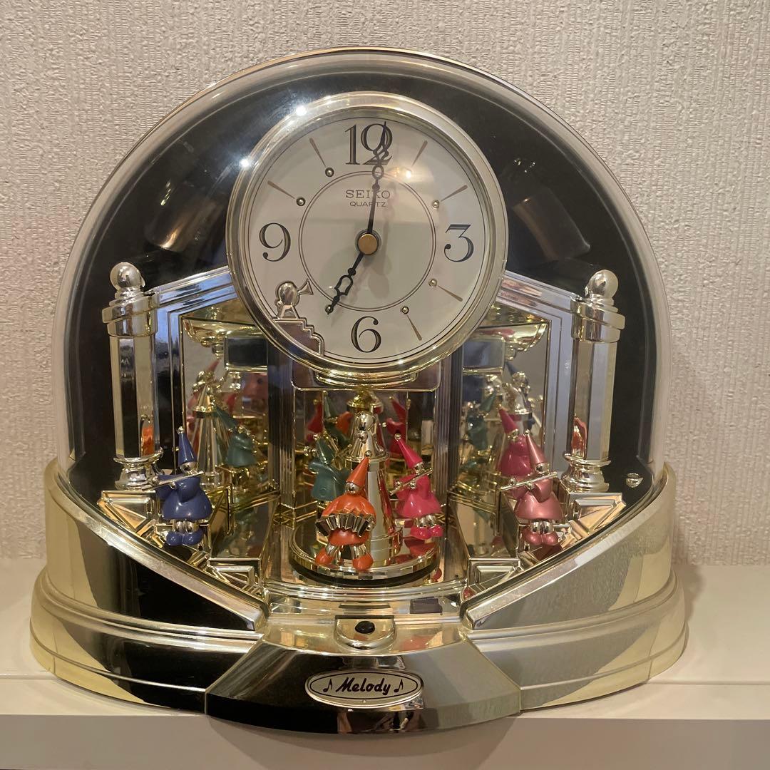 セイコー SEIKO からくりメロディー 置き時計 動作確認済み - メルカリ