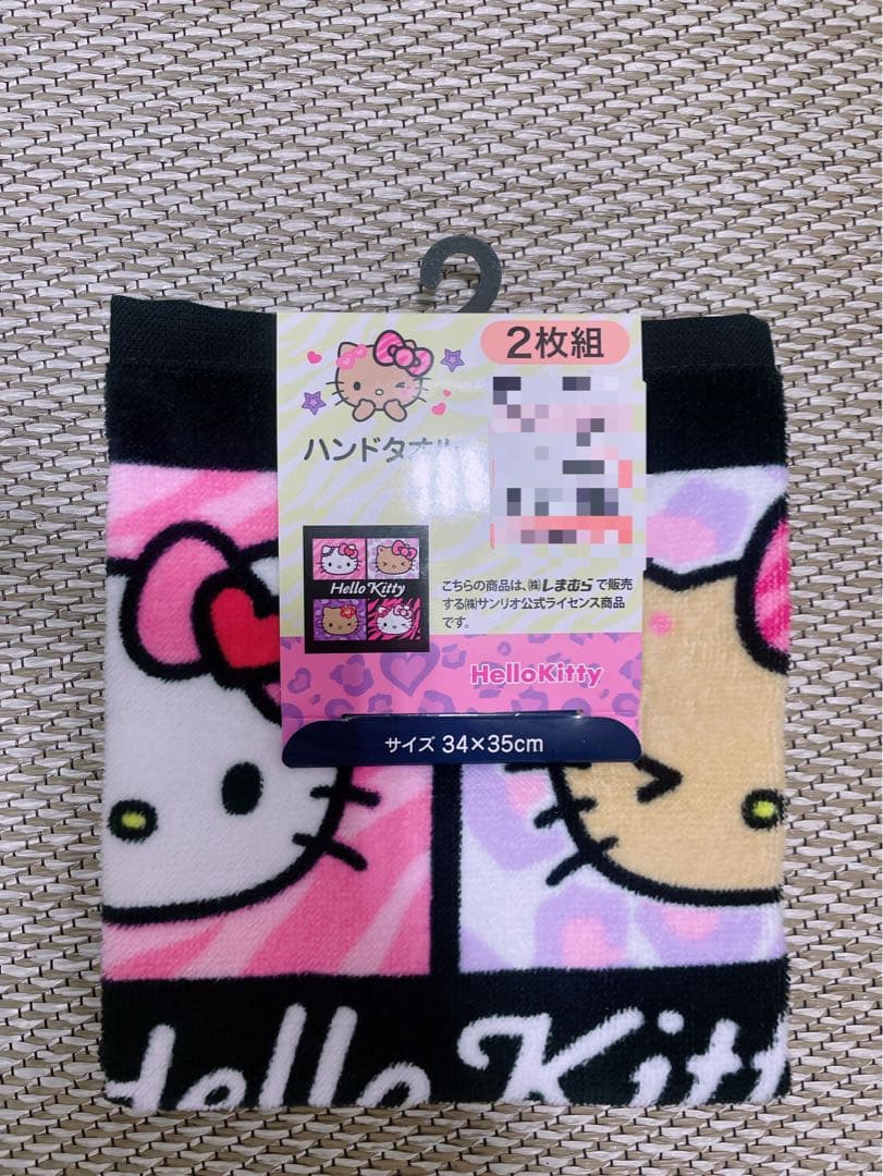 5日まで】ハローキティ ハンドタオル 2枚組 34×35cm - メルカリ