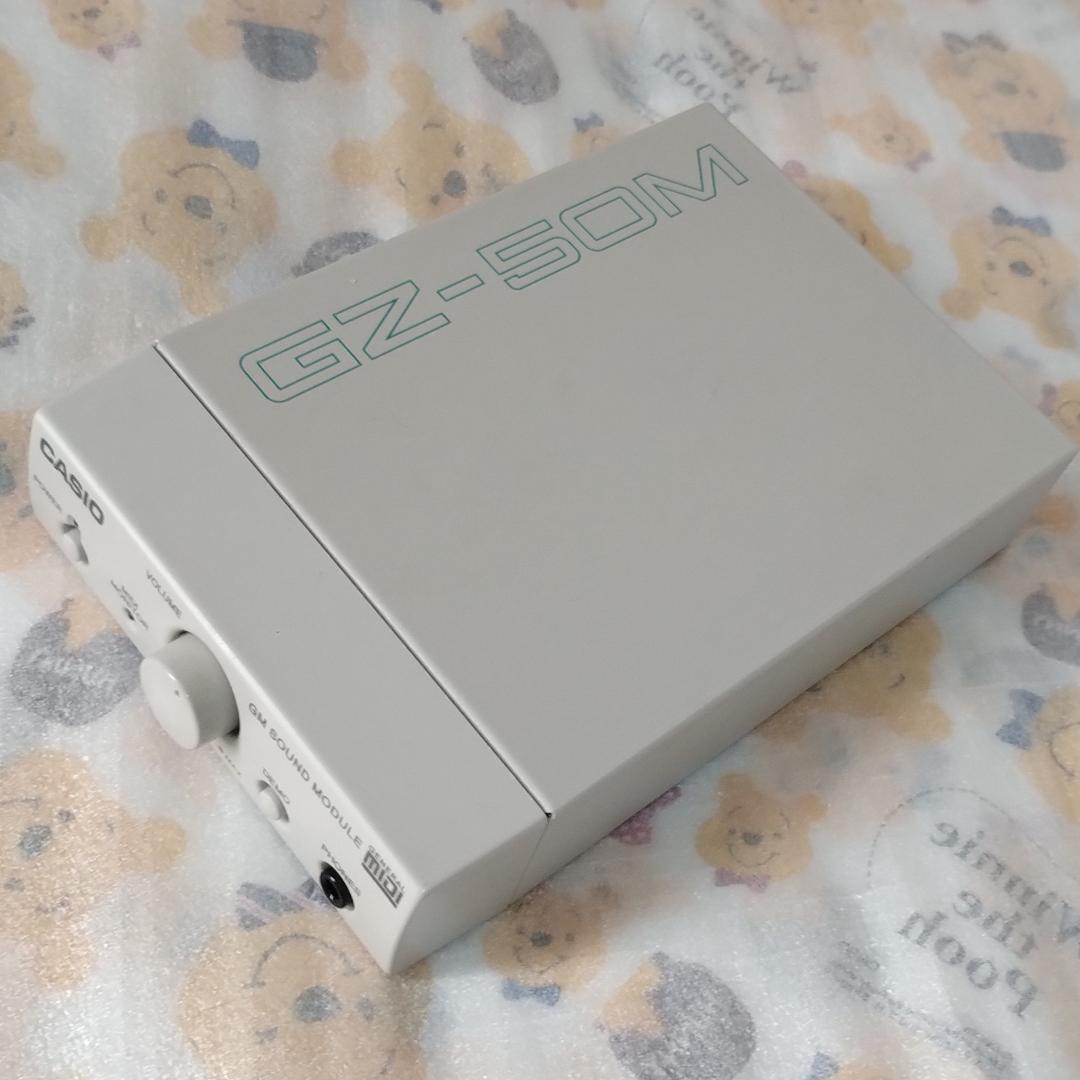 CASIO「GZ-50M」MIDI SOUND MODULE・純正アダプター付き - メルカリ