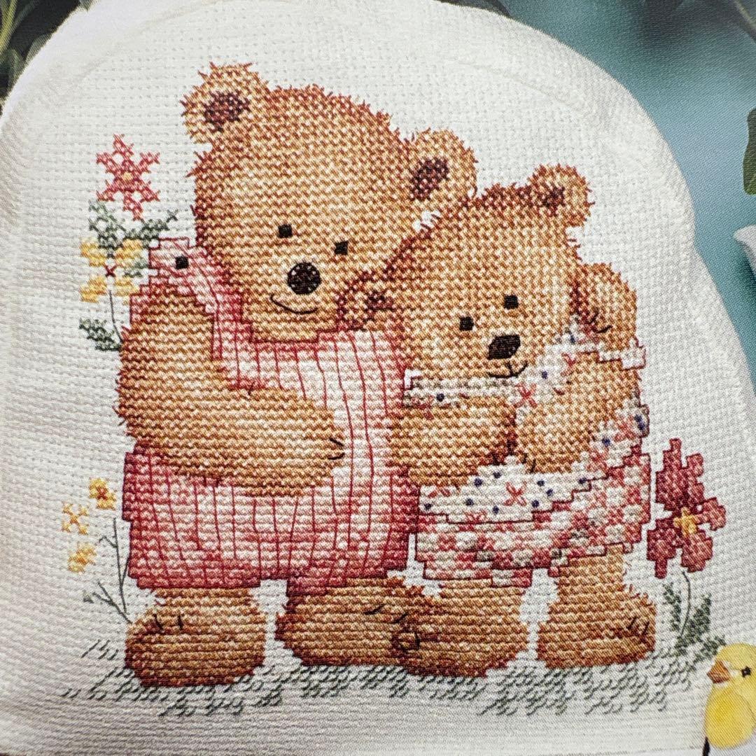 海外入手困難】20種類テディベア☆誕生や出産お祝い☆クロスステッチ