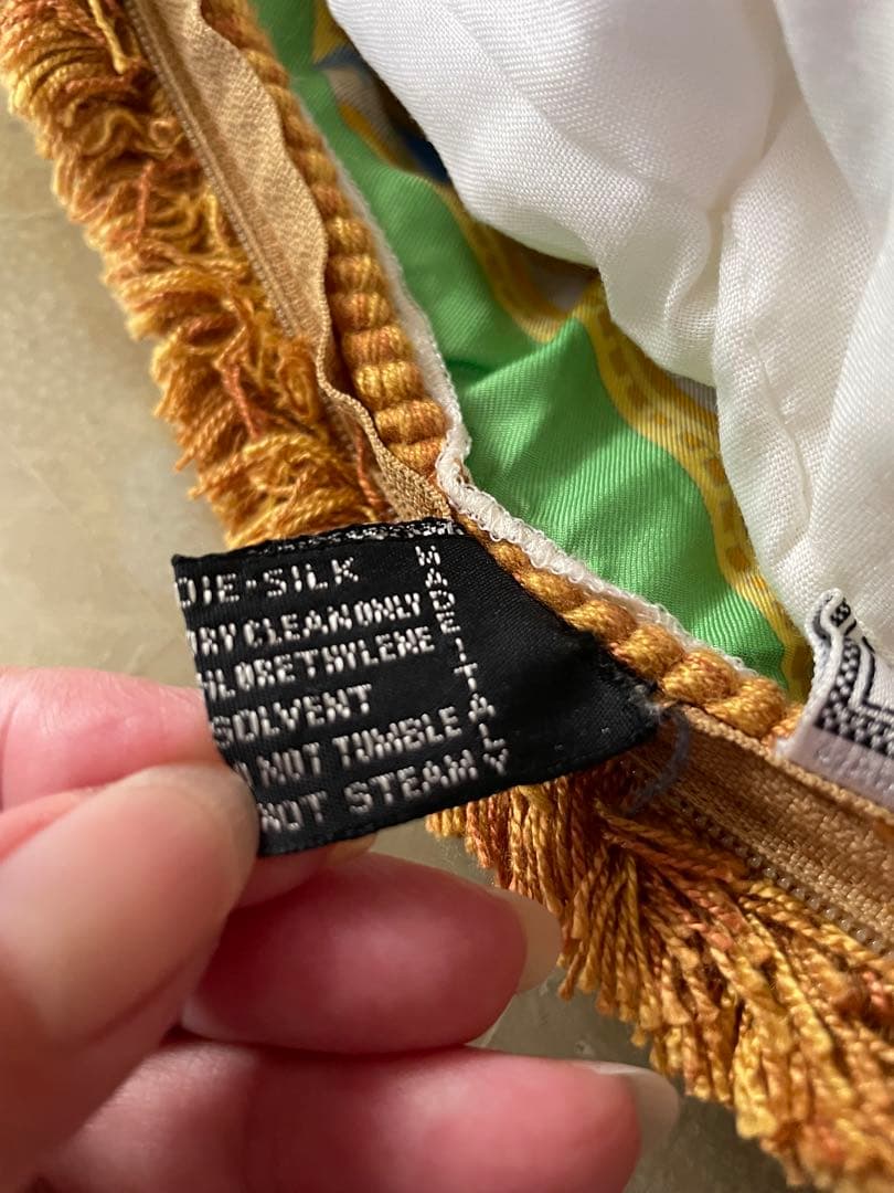 レア貴重‼︎ 価値ある ヴェルサーチ 超特大フリンジ付 古代ローマ調