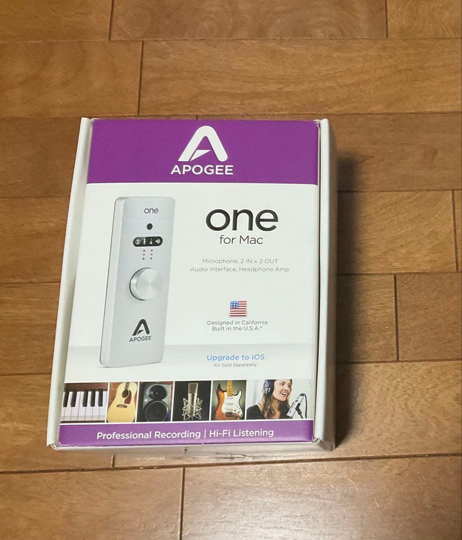 【美品】APOGEE one for Mac オーディオインターフェイス APOGEE ONE for iPad & Mac（ONE for Mac）をレビュー。携帯できる高