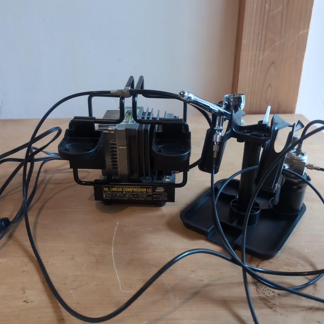 元箱付 リニアコンプレッサー L5 エアブラシ付き クレオス PS-264A Amazon.co.jp: GSIクレオス Mr.リニアコンプレッサー L5/エアブラシ