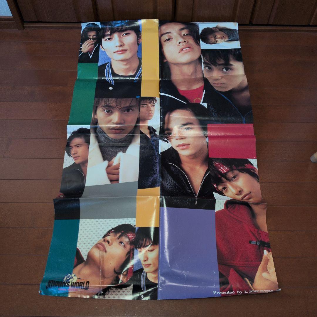 SMAP ローソン ポスター Yahoo!オークション - ポスター SMAP／3種3枚／8／ローソン限定 ジャ