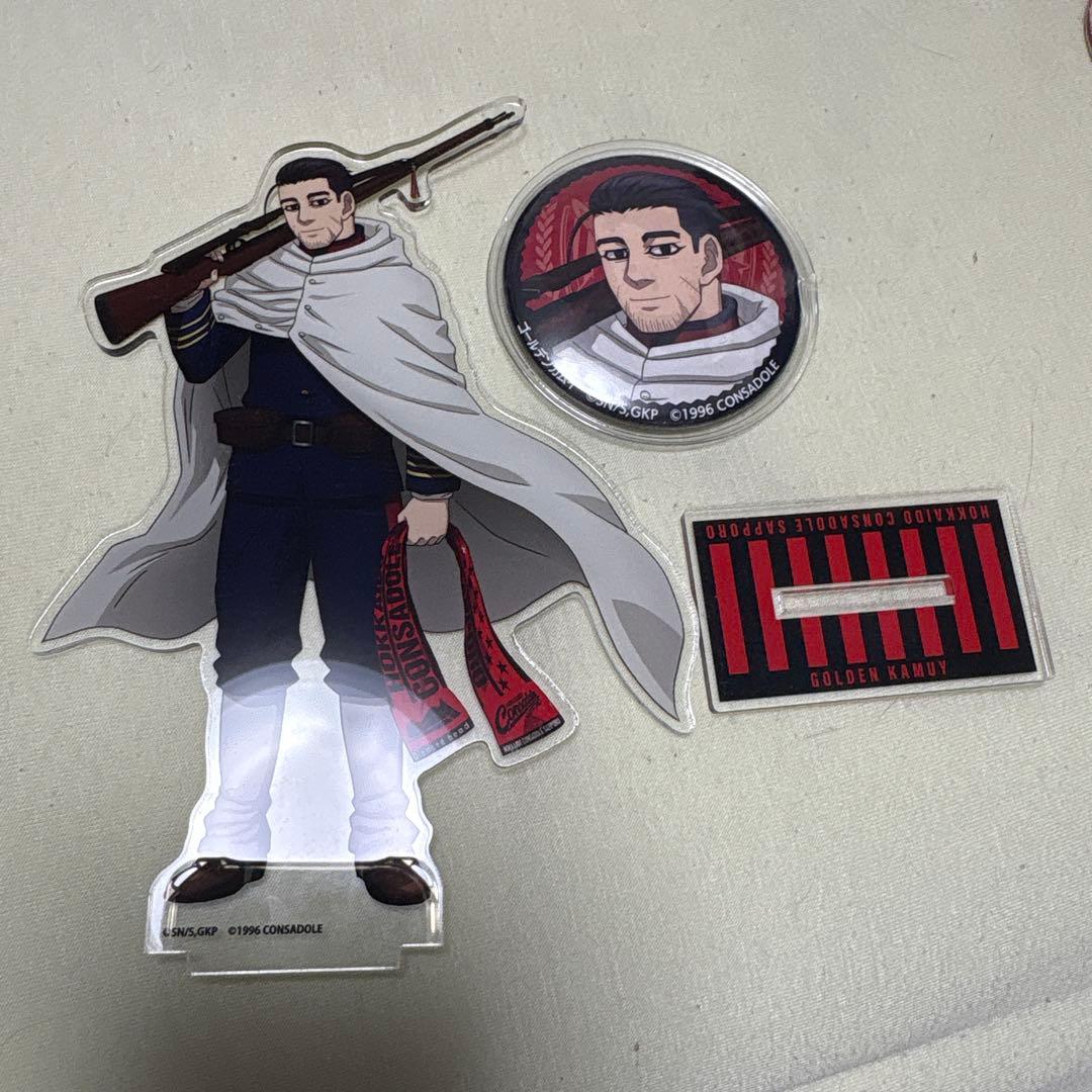 北海道コンサドーレ札幌「ゴールデンカムイ」アクリルスタンド 缶