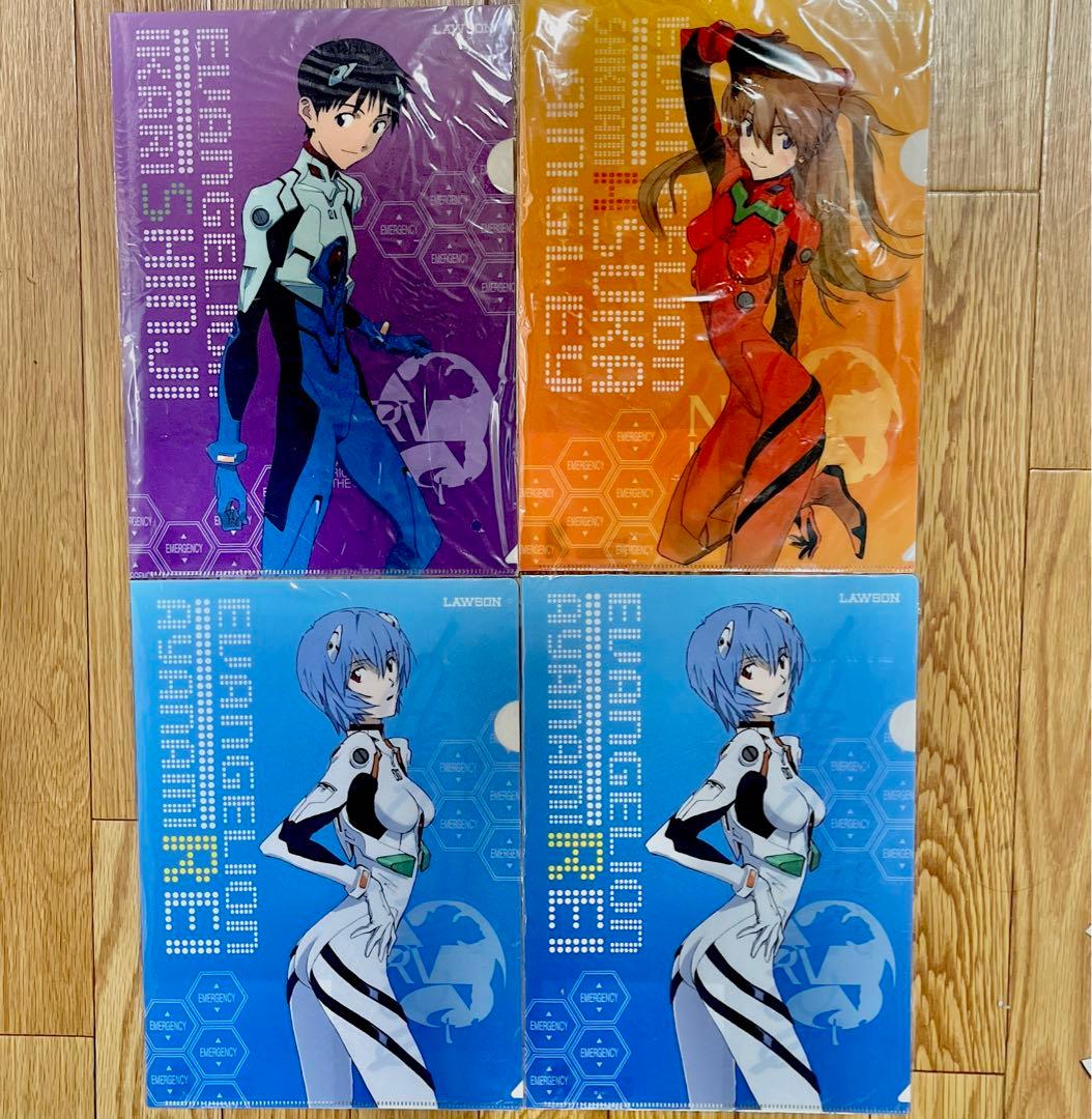 エヴァ エヴァンゲリオン ローソン限定 クリアファイル - メルカリ