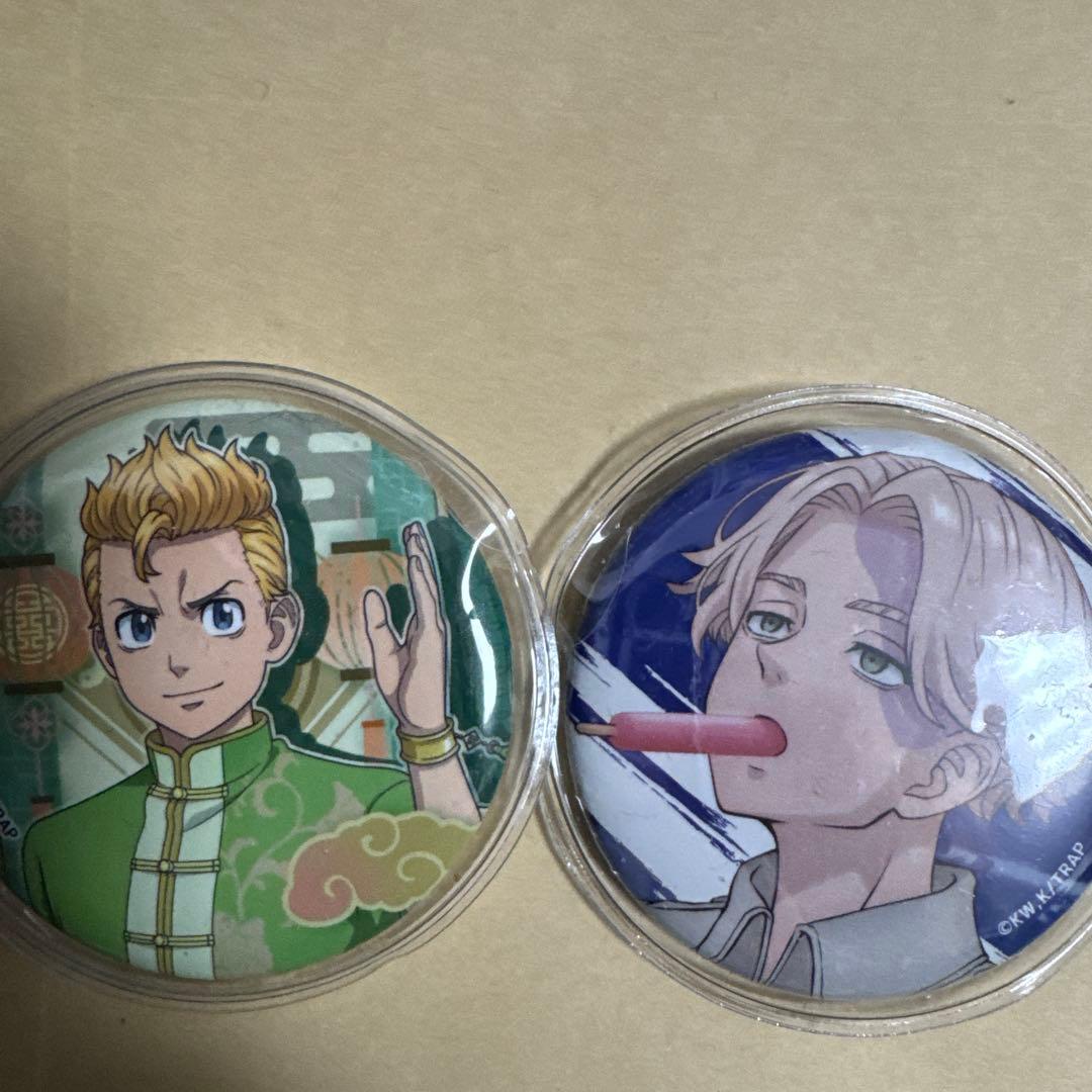 東京リベンジャーズ花垣武道、佐野万次郎 キャラクター缶バッジ2個