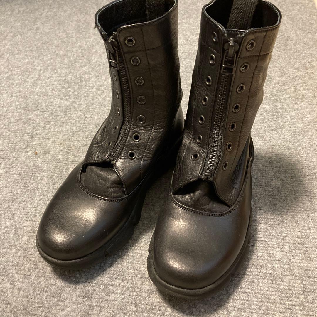 Y’s レザーミリタリーブーツ 23cm 楽天市場】ワークブーツ メンズ ブーツ 本革 ロングブーツ ミリタリー