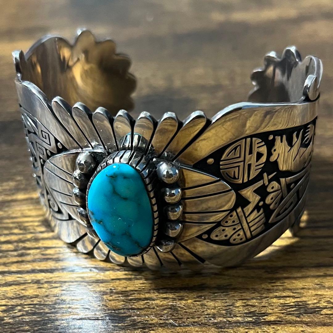 Gary&Elsie Yoyokieゲーリーアンドエルシーヨヨキ ホピ族バングル