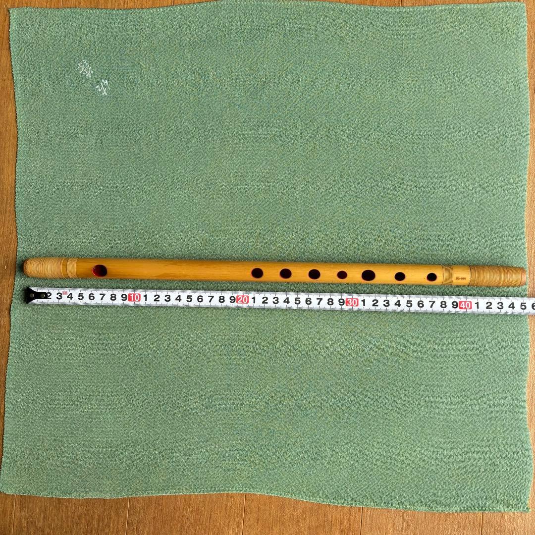 希少サイズ・状態良好/朗童 篠笛 十三本調子古典調 天地巻 カバー付属