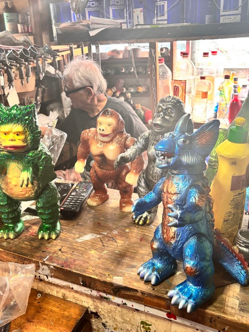 マルサン ジャイアントゴリラ450-Aタイプ ブラウン 後藤博彩色蓄光版