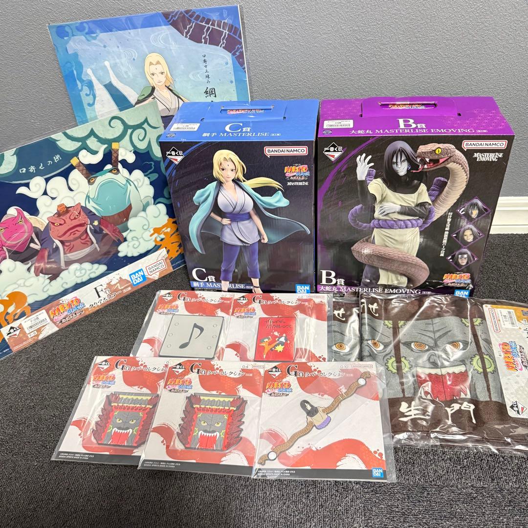 NARUTO疾風伝　伝説の三忍　まとめ売り 一番くじ NARUTO-ナルト- 疾風伝 伝説の三忍｜一番くじ倶楽部｜BANDAI