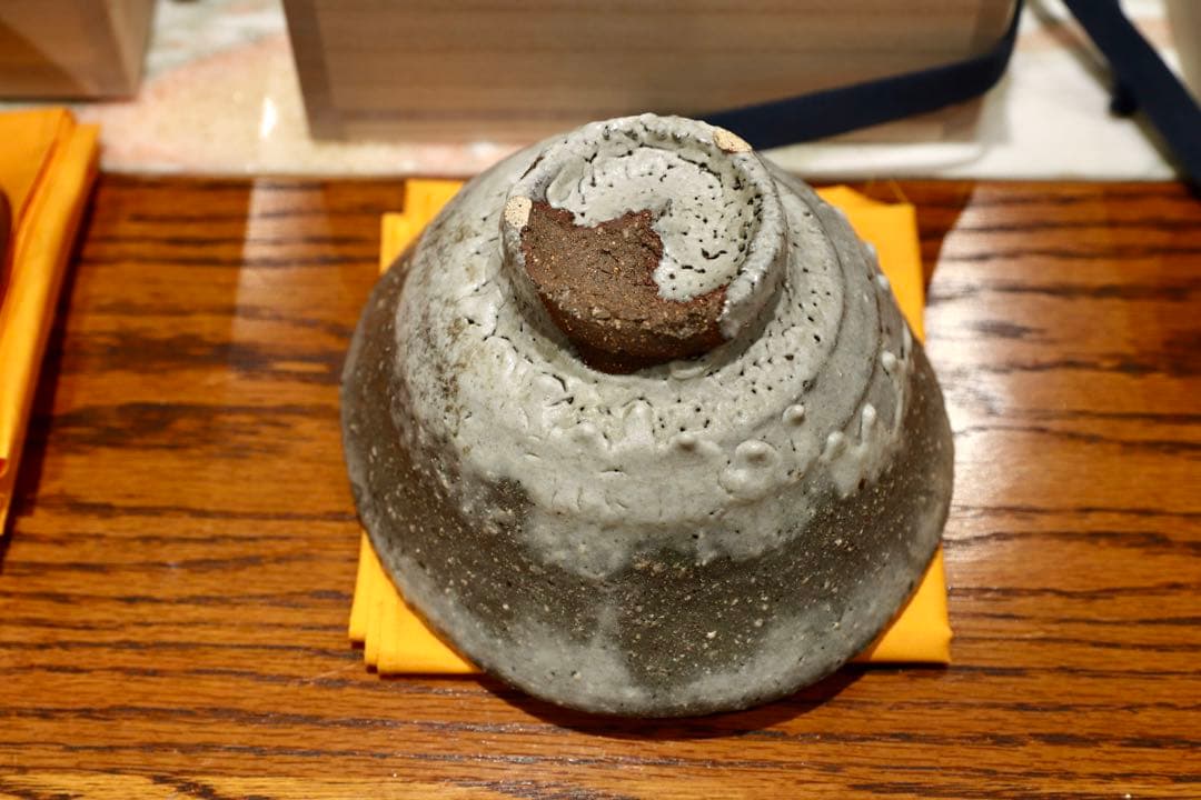 GMIO167○北村圭泉 圭泉窯 刷毛目茶碗 最高級 丹波焼 丹波篠山 陶磁器