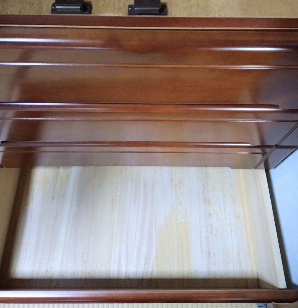 洋服タンス　幅 80.5cm　木製　引出4つ　ロッカー　ワードローブ