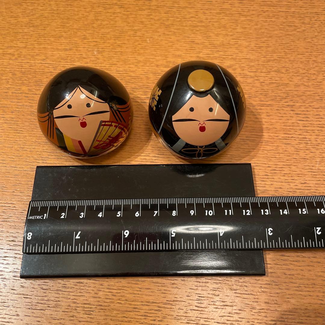 ひな人形 漆塗り 新品 橋本漆工芸 新品未使用品 山口県 伝統工芸 大内