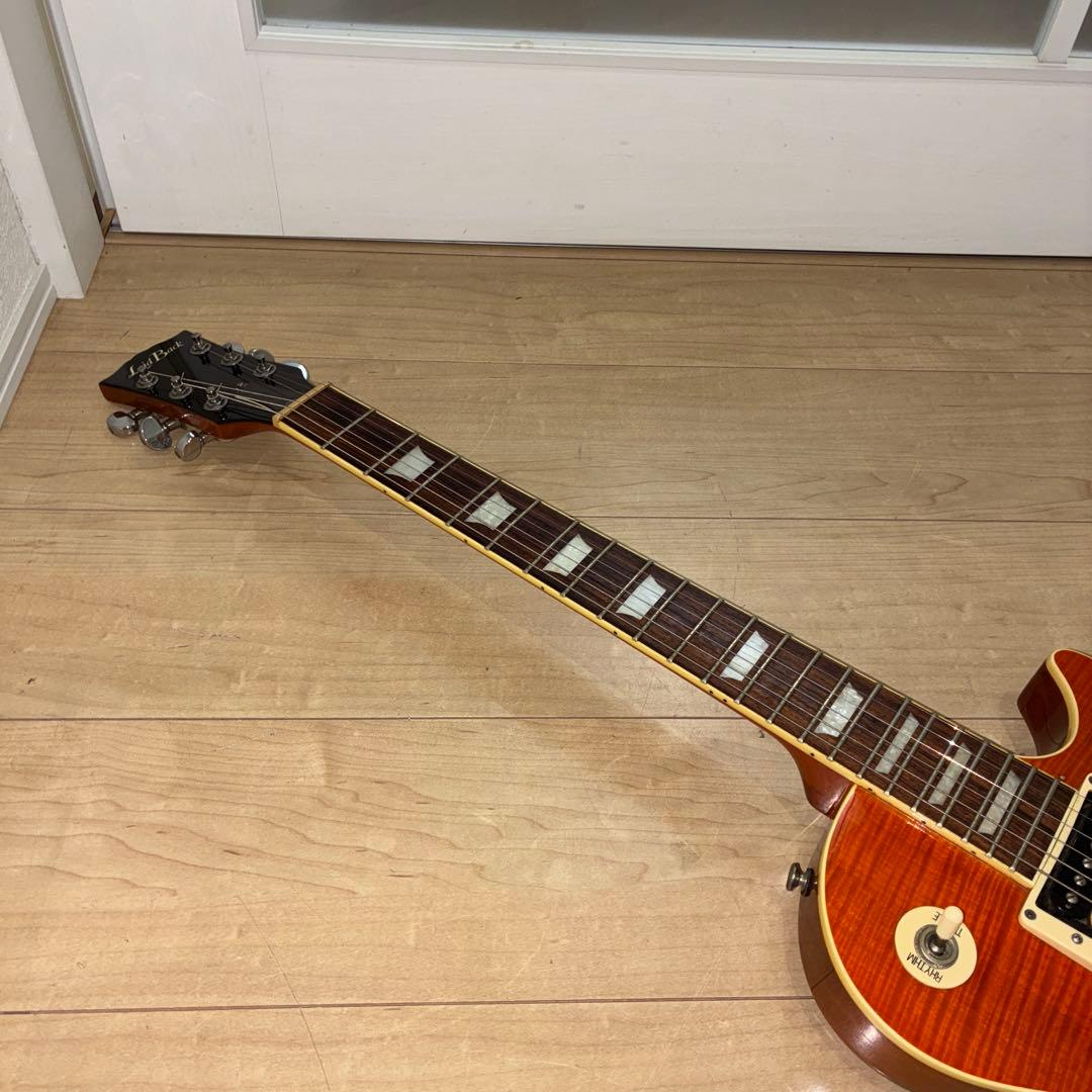 弦交換済み！激虎目 王道 laid back エレキギター レスポールタイプ