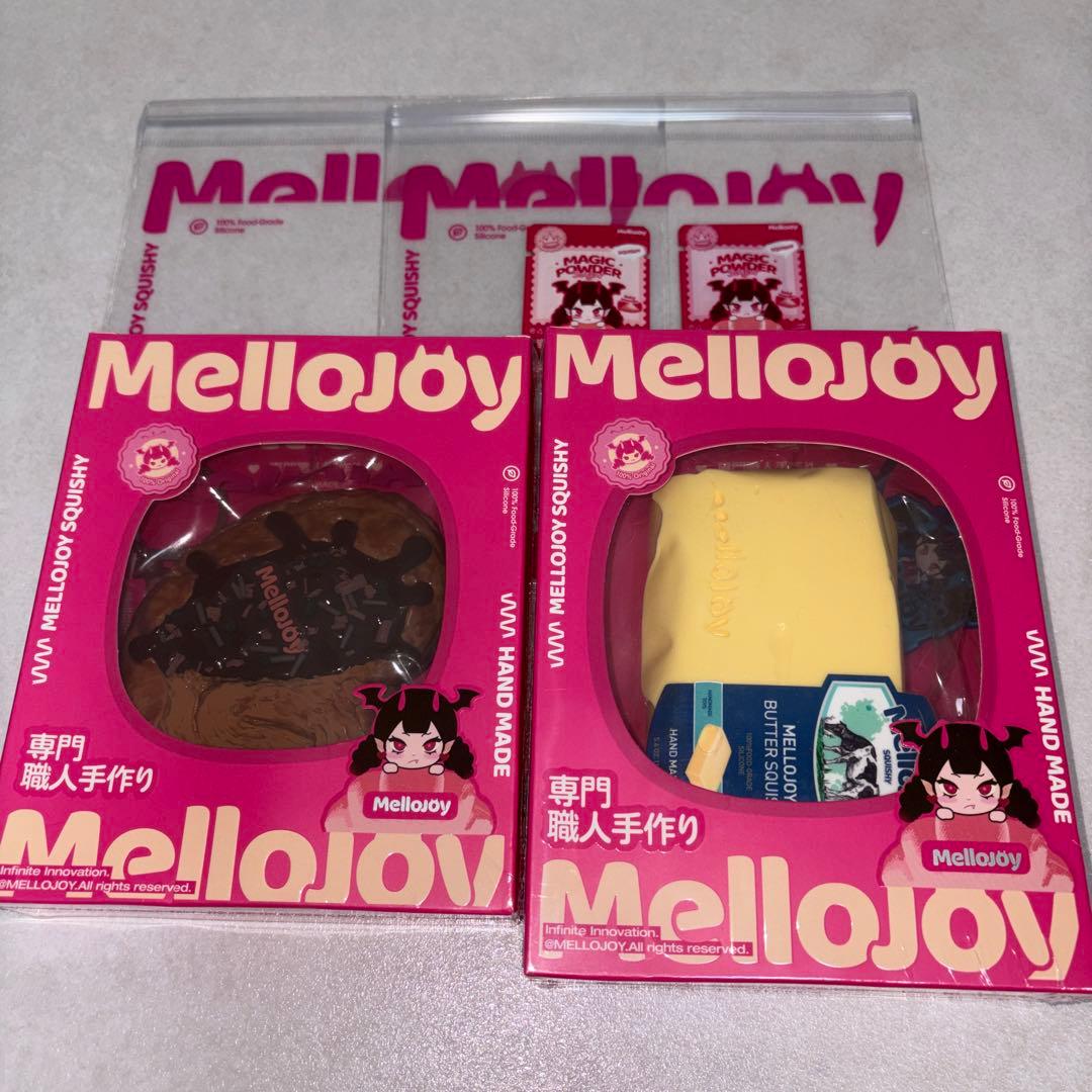 ち*き様 mellojoy パルミエチョコ バター Amazon | Mellojoy - メロジョイパルミエ スクイーズトイ ブラインド