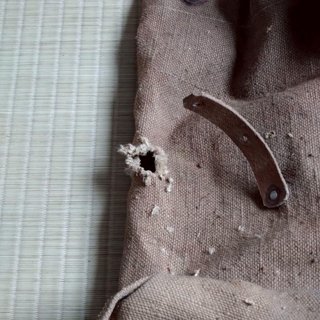 Js42 戦争 戦中 ヴィンテージ 装備袋 軍艦装備 日本軍リュック 昭和