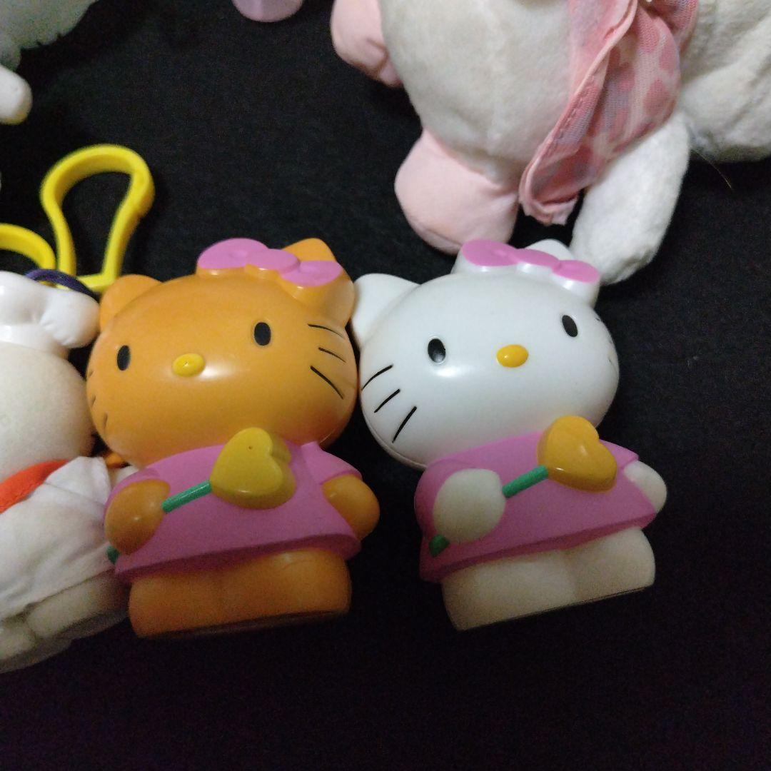 当時物 平成レトロ ハローキティ 3段缶 貯金箱 ゼンマイ式おもちゃ