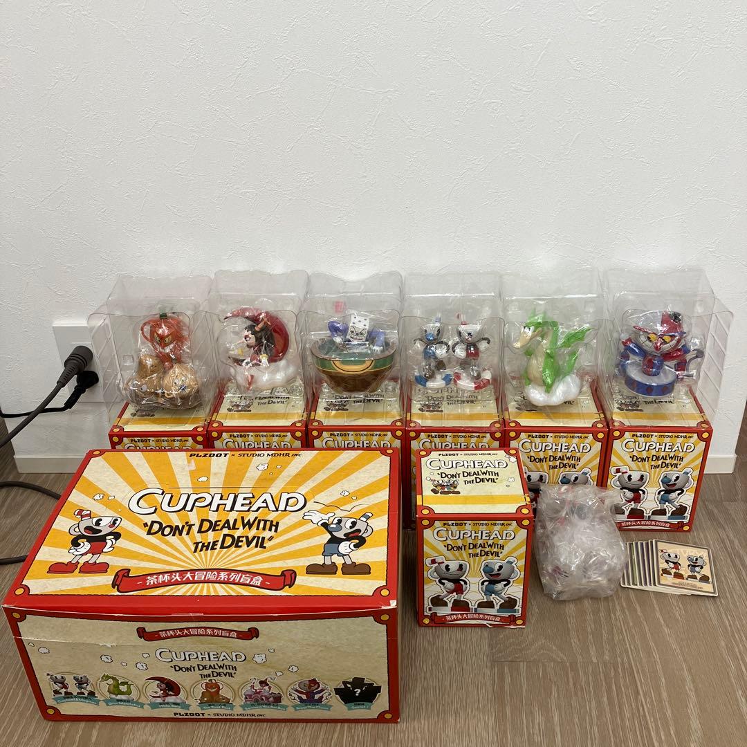 シークレット付き CUPHEAD カップヘッド フィギュア7箱フル