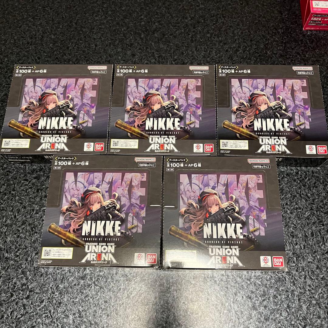 ユニオンアリーナNIKKE 未開封初回版5BOX テープ付き