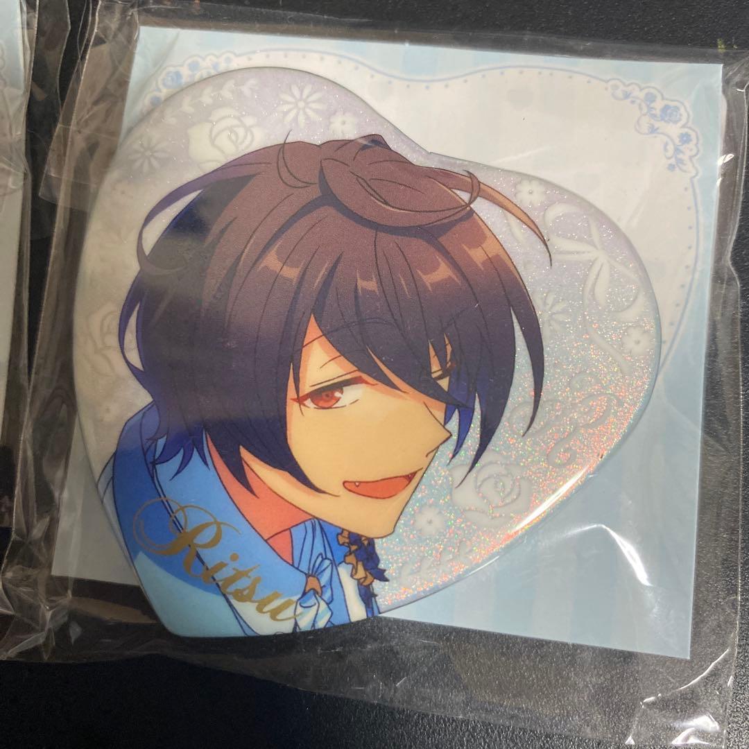 あんスタ 中国 誓約ハート缶バッジ 朔間凛月 - メルカリ
