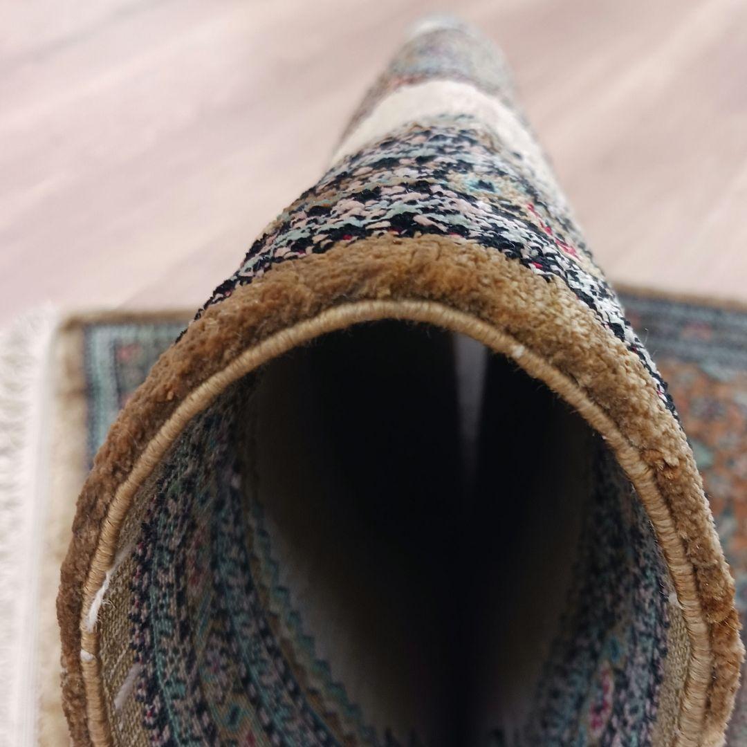 Y3346 高級ペルシャ絨毯 イラン シルク100% 手織り72万ノット - メルカリ