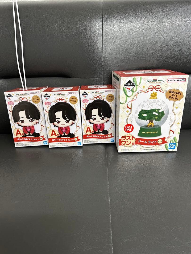 バラ売り可 Mrs GREEN APPLE 一番くじ A賞3点セット＋ラストワン Mrs. GREEN APPLE」が一番くじに初登場！ミニフィギュアやブランケット