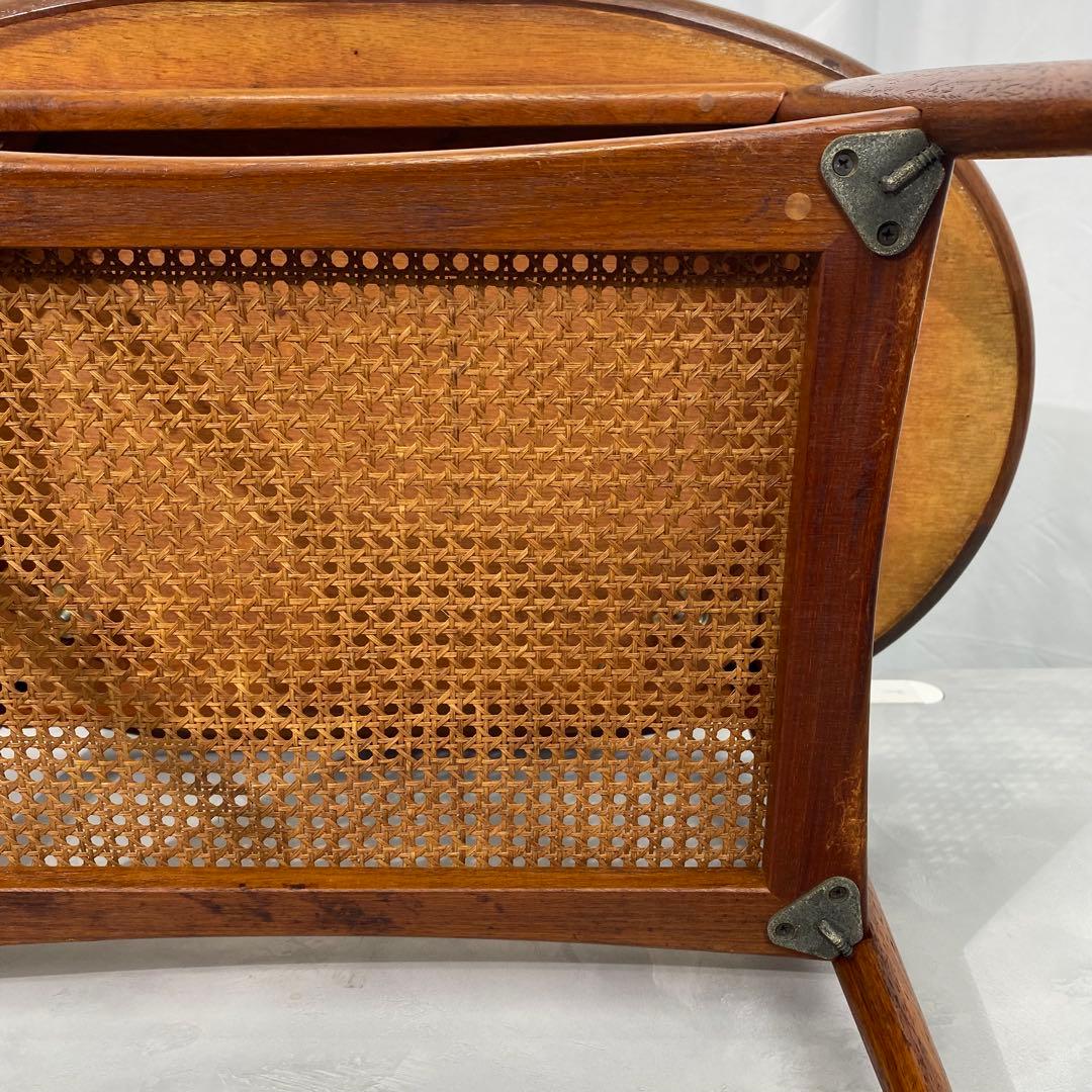 希少】オールドマルニ センターテーブル 天板：ブビンガ材 脚：カリン