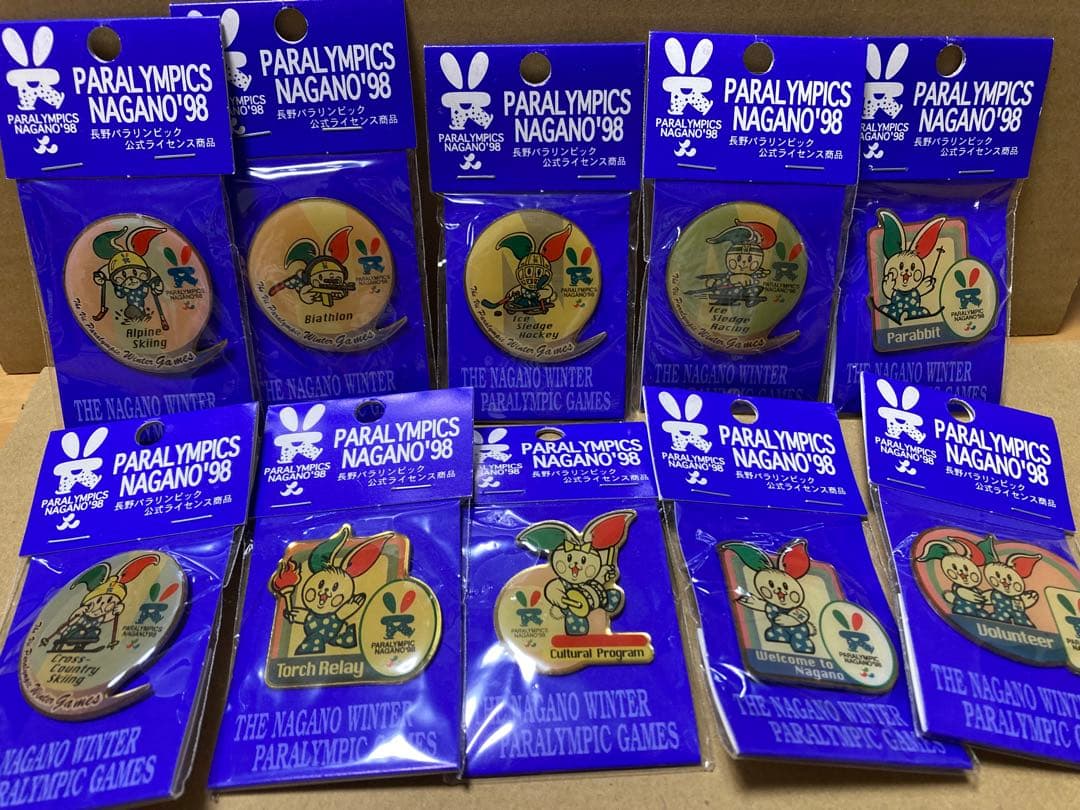 1998 長野オリンピック・パラリンピック公式ライセンス商品 ピンバッジ
