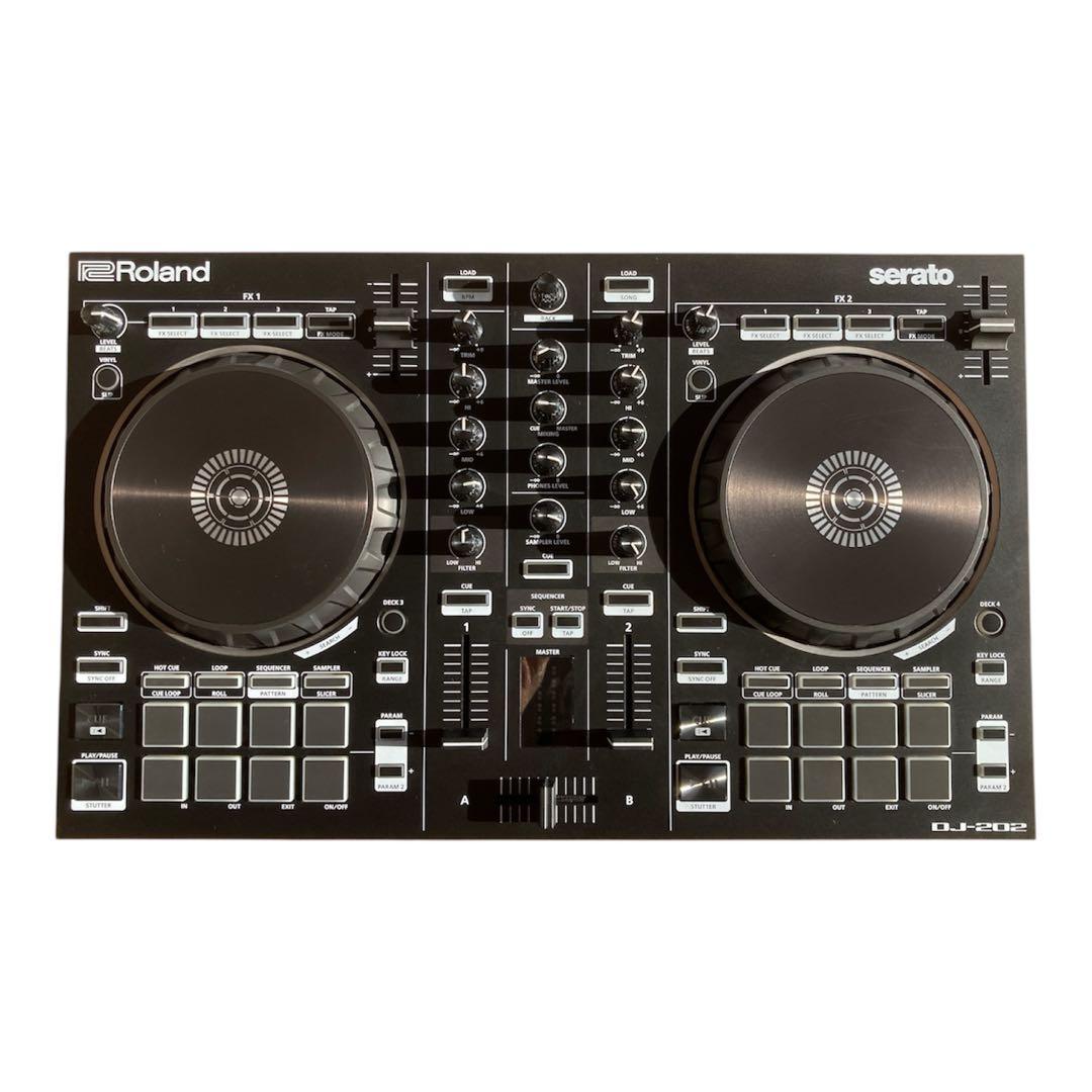 【美品】Roland DJ-202 DJコントローラー おまけ2点付き ついに発売！RolandのDJコントローラーはパイオニアと何が違う