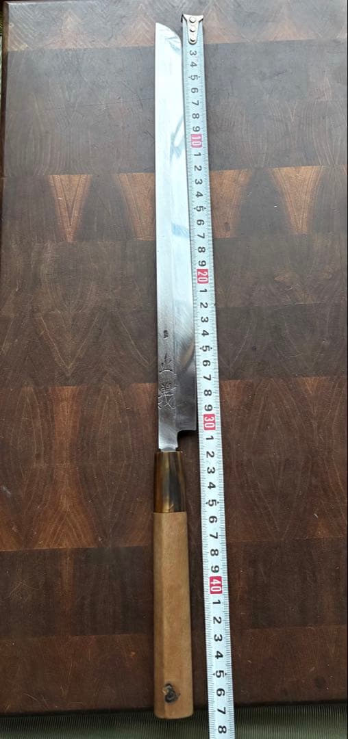 堺打刃物 正義 本焼 先丸 蛸引 300mm 包丁 尺 白鋼 刺身 和包丁 - メルカリ