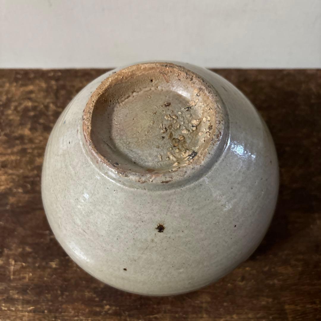 李朝壷 白磁 丸壷 塩笥壺 韓国オンギ.骨董品.スッカラ.アンティーク