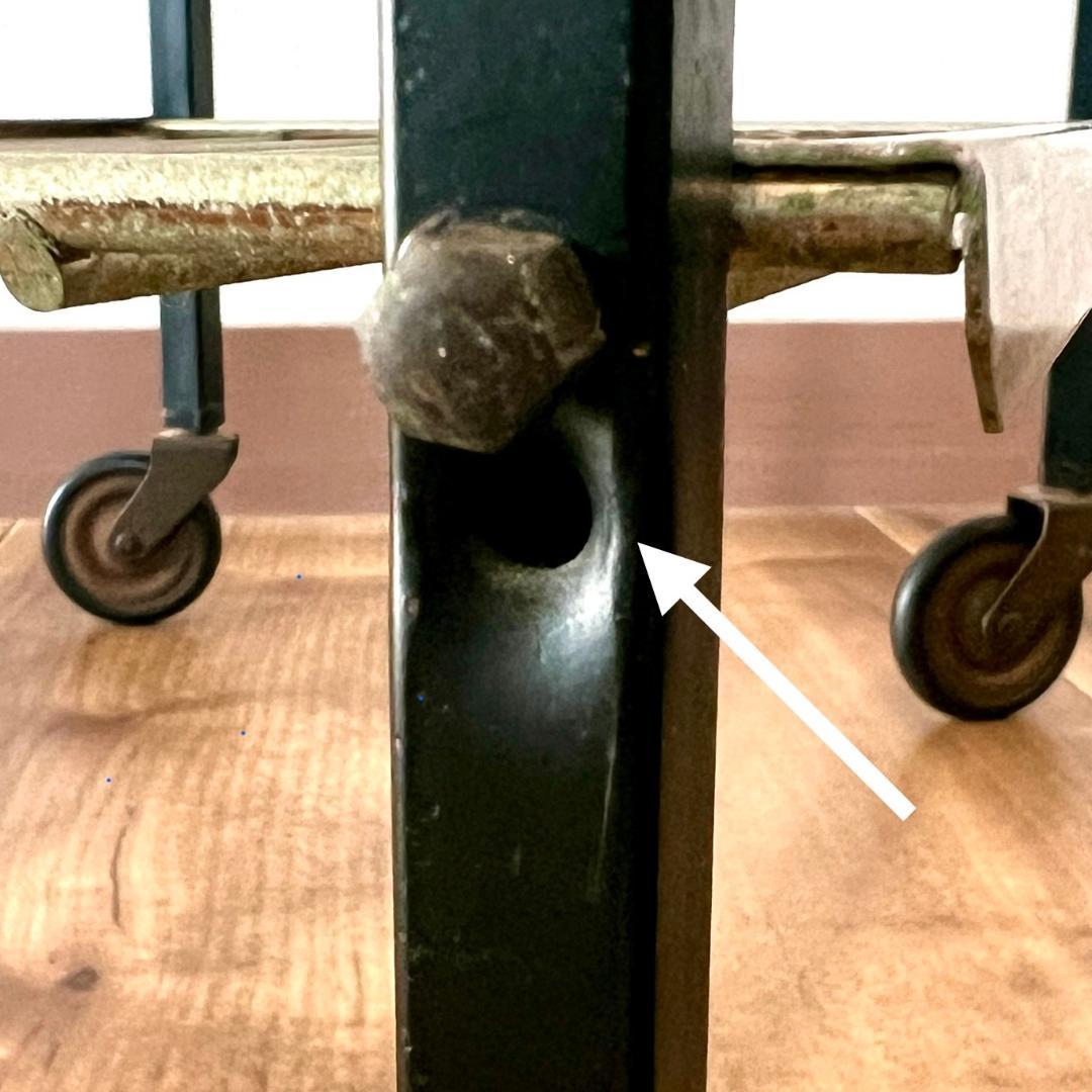 サイドテーブル オランダ製 ミッドセンチュリー キッチンワゴン カート