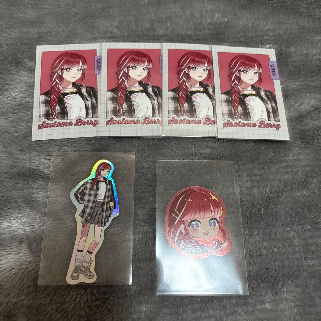 5枚セット】早乙女ベリー ランダムグッズ全種セット 【GRAY×ACCENT