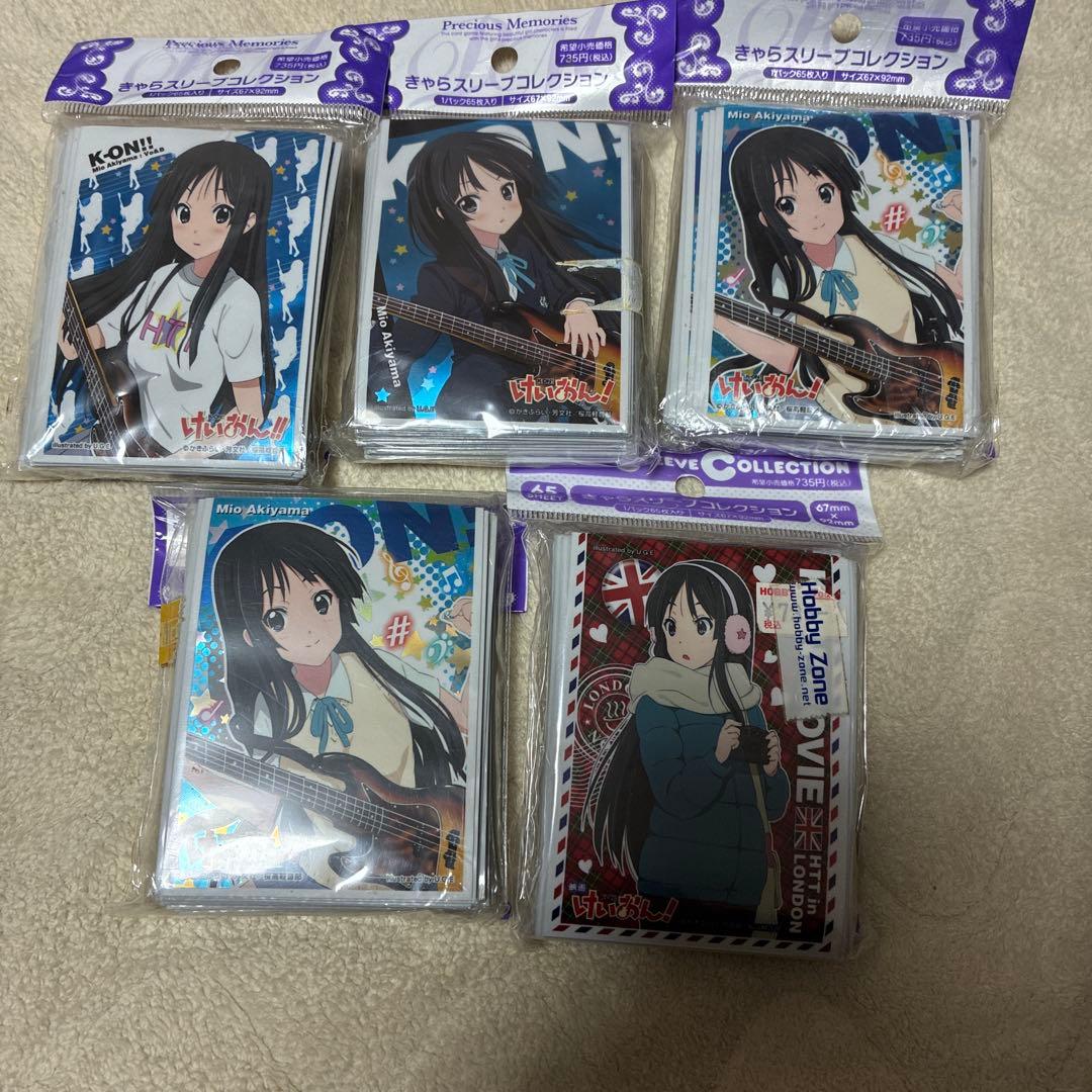 けいおん! スリーブ 5つセット - メルカリ