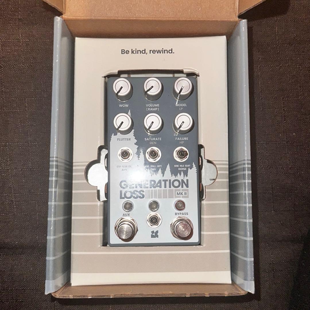 ギター chase bliss GENERATION LOSS MKII Chase Bliss Generation Loss mkII｜ミュージックランドKEY