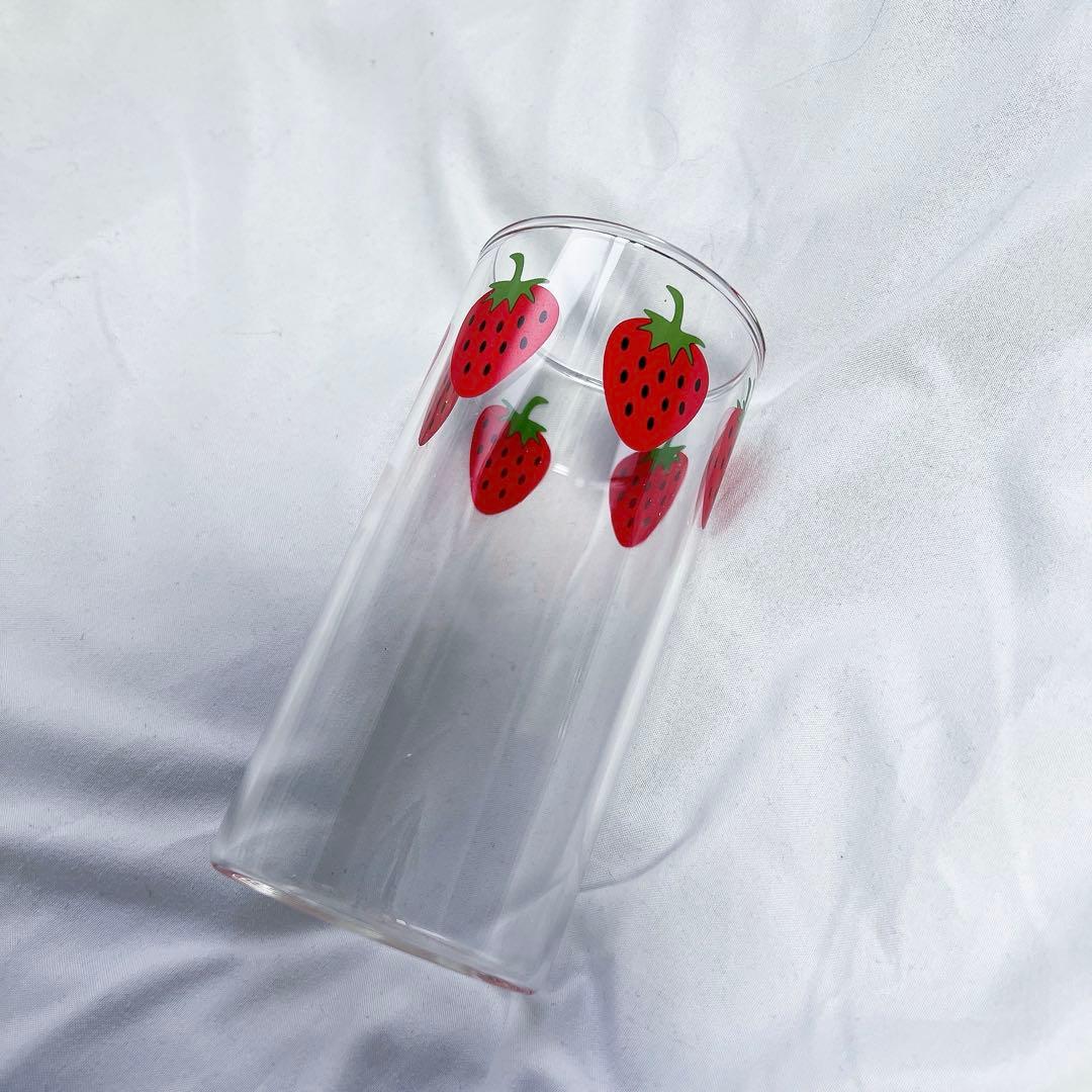 ペアグラス イチゴ ガラスコップ 13.5cm 2個 セット 矢沢あい NANA