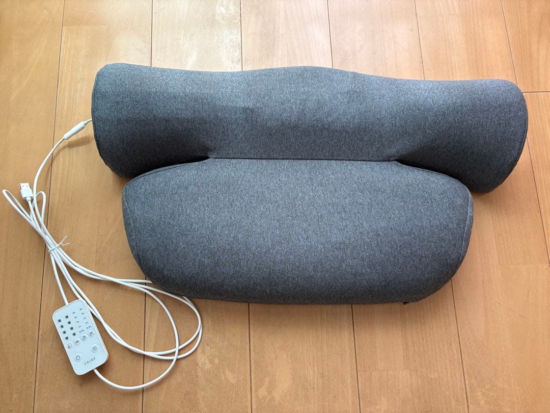 CALQS ダブル枕　グレー 約60cm x 30cm 公式】首と肩のことだけを考えたダブル枕ベーシック │ CALQS