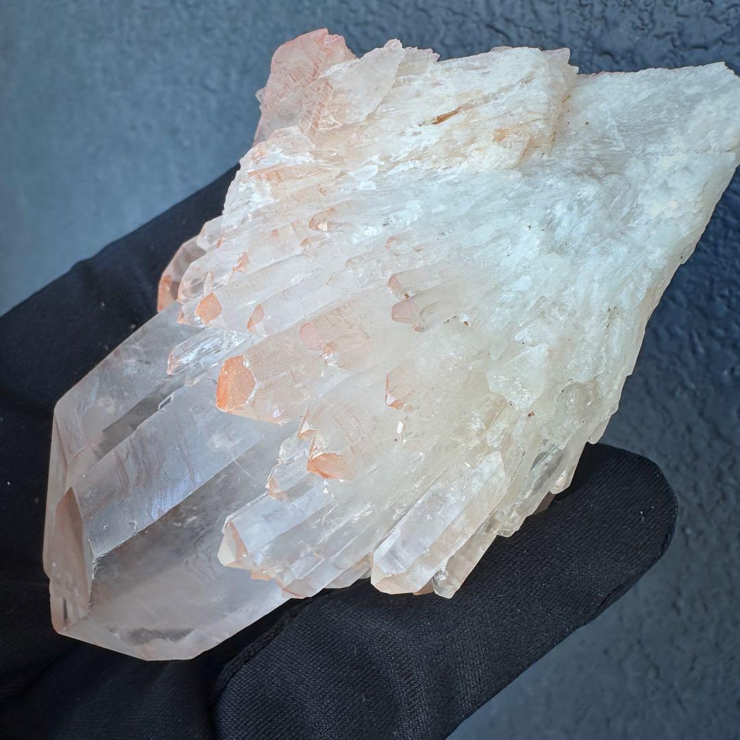 爆アレ❗️可愛いピンク♡超綺麗マダガスカル産パイナップルピンククラスターA1167