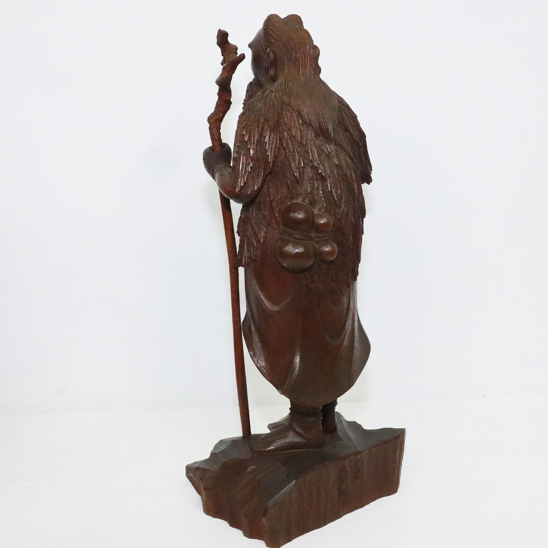 光流 長谷川喜十郎 刀 天然木 農心 仏師 28.8cm